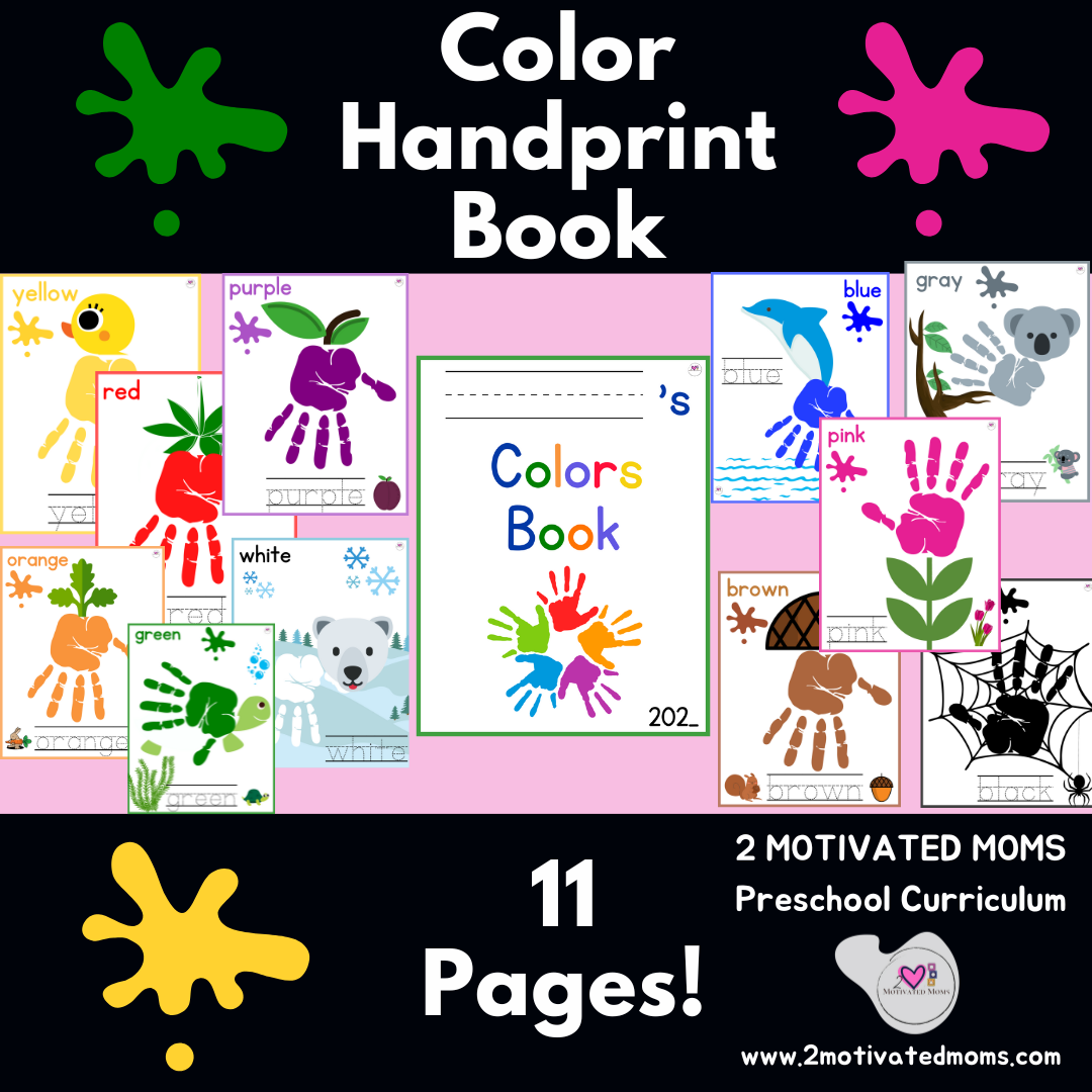 Color Handprint Book