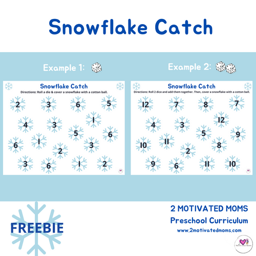 Snowflake Catch | 2 Motivated Moms