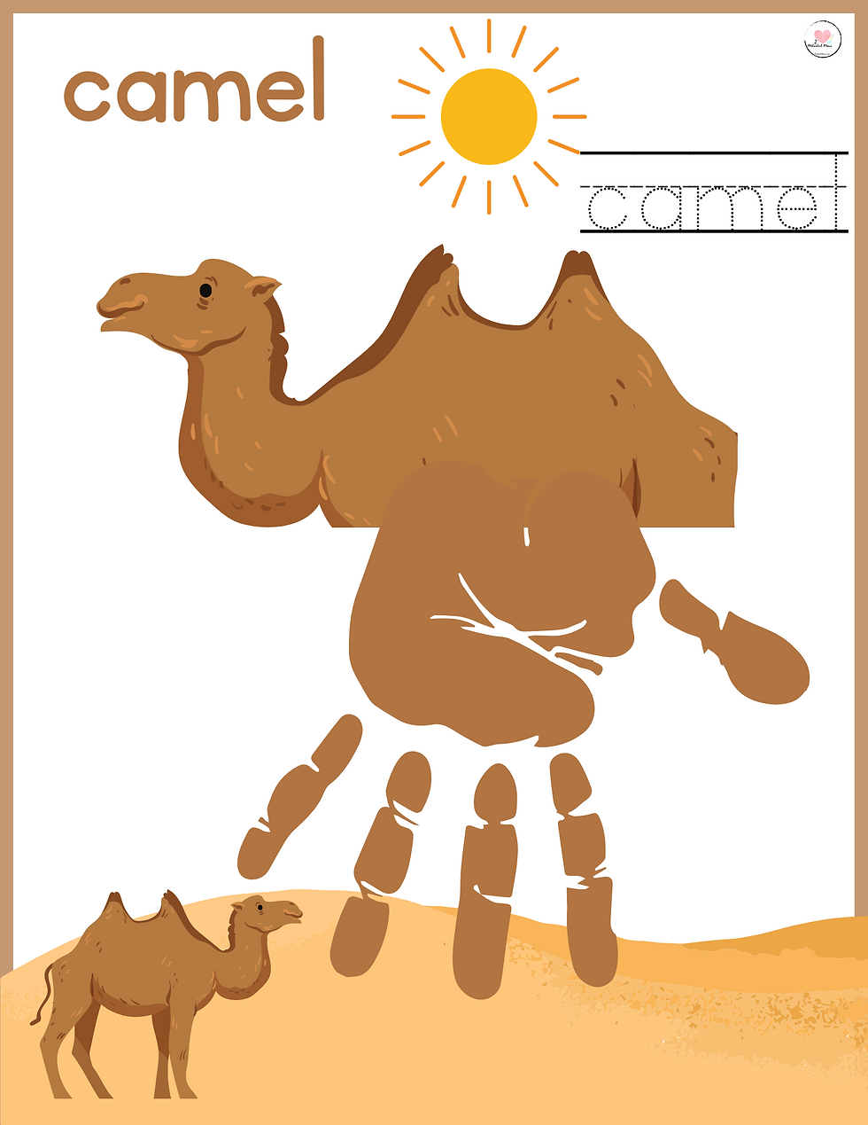 Thumbnail: Zoo Animal Handprint Book