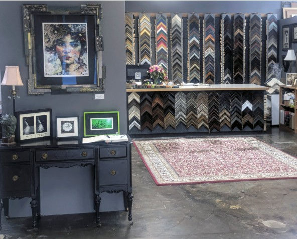 Interior of Troutdale Art Center gallery showcasing regional artists.