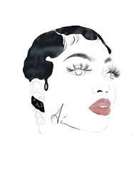 Digital Blank Space Portraits, Commission
