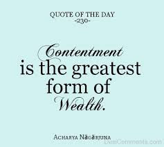 contentment