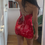 Thumbnail: Red dress with front frill