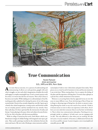 Magazine article Nicole Packard