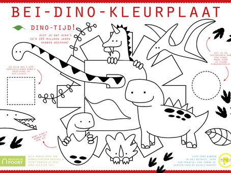 Bei-Dino-Kleurplaat