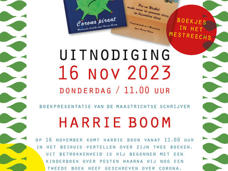 Boeklezing Harrie Boom