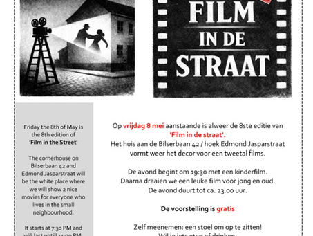 Film in de straat - 8ste editie!