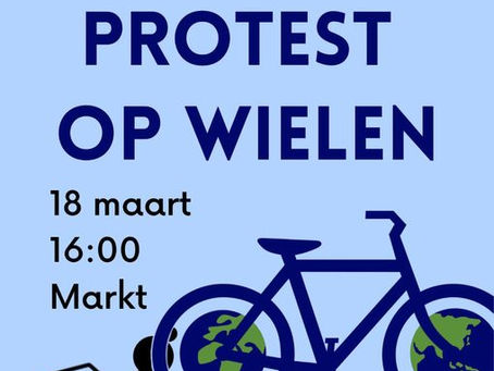 Protest op wielen
