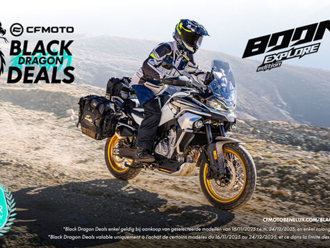 PROMOTION CF Moto - Jusqu'au 24 Décembre, profitez de 1.500€ de réduction sur les 800MT Explore et Explore GT.