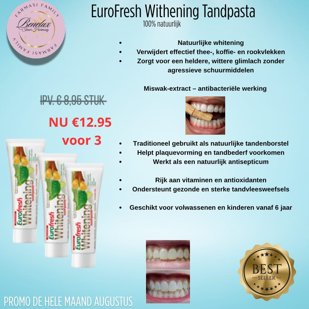 EuroFresh Withening Tandpasta