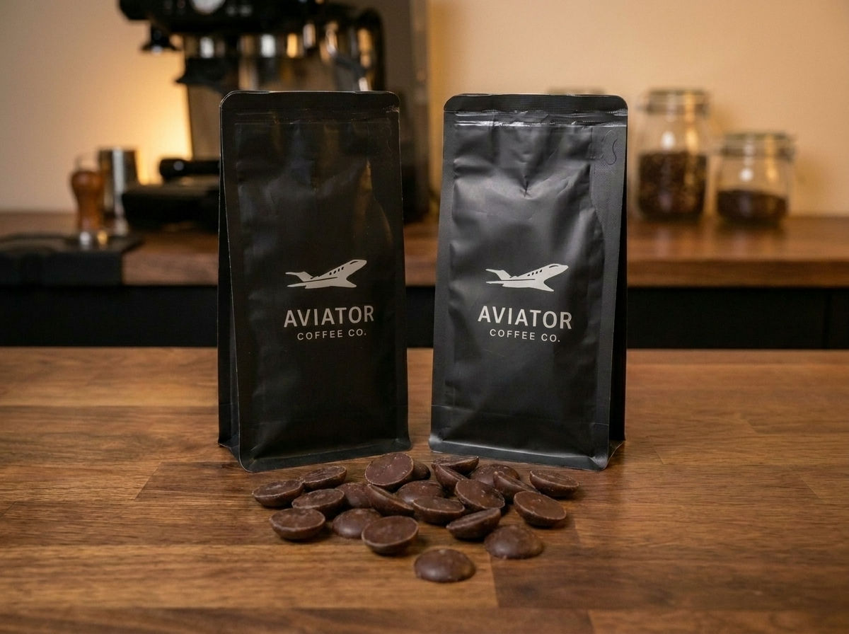 Dark Chocolate Covered Coffee Beans
