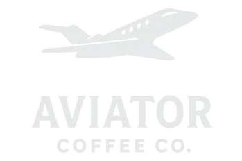 Aviator Coffee Co Logo - white