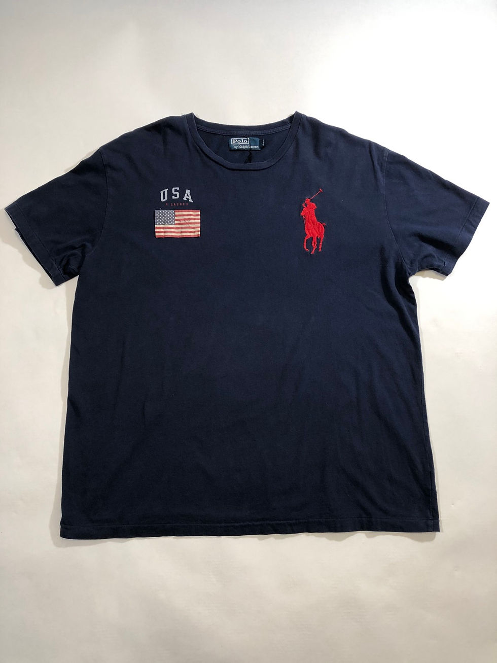 Thumbnail: Vintage Ralph Lauren Polo Horse Flag Tee