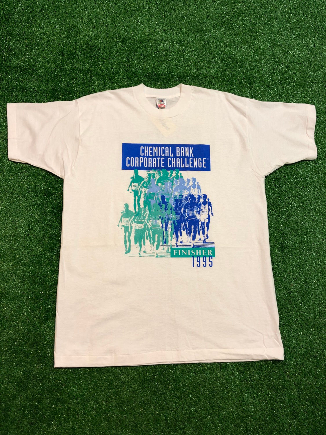 Vintage 1995 Single Stitch Chemical Bank Challenge 