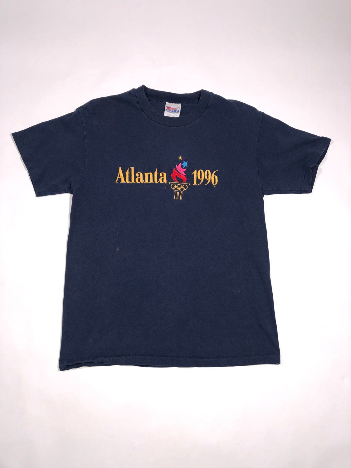 Vintage Blue Atlanta 1996 Olympic tee