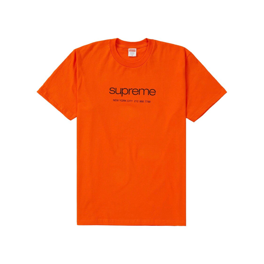 Supreme shop tee orange 