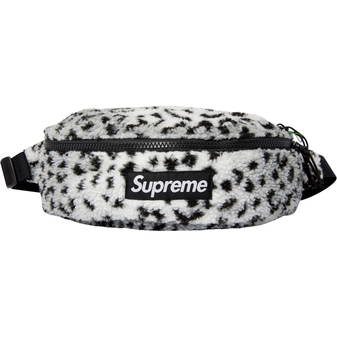 Supreme Leopard Fleece waist bag
