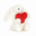 Jellycat Bashful Red Love Heart Bunny Little