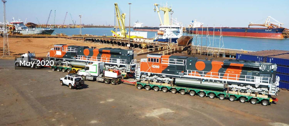 Westlink Win – Transportation of Six Iron Ore Locomotives from USA to the Pilbara