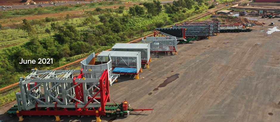 Westlink delivers final shipment of structural steel modules from China to the Pilbara