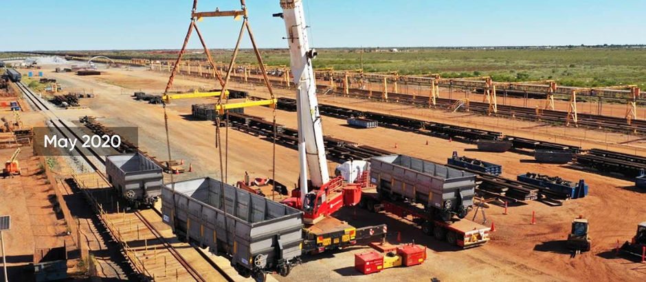Project Completion – 278 Iron Ore wagons from China to the Pilbara