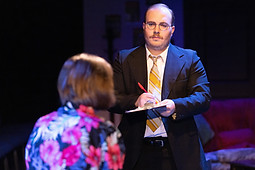 Finn Michael Juliano as Detectice Cole and Hanna Wilson as Callie.