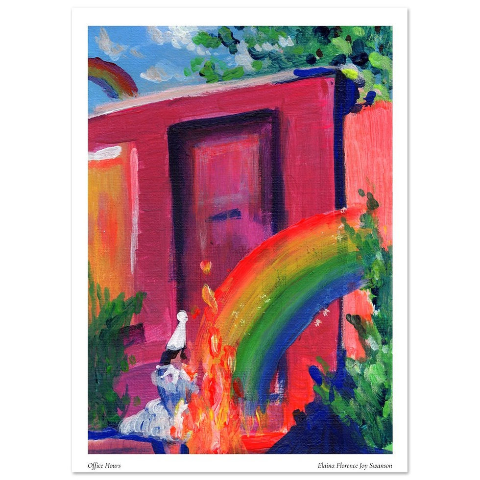 "Office Hours" Wall Art Elaina Florence Joy Swanson