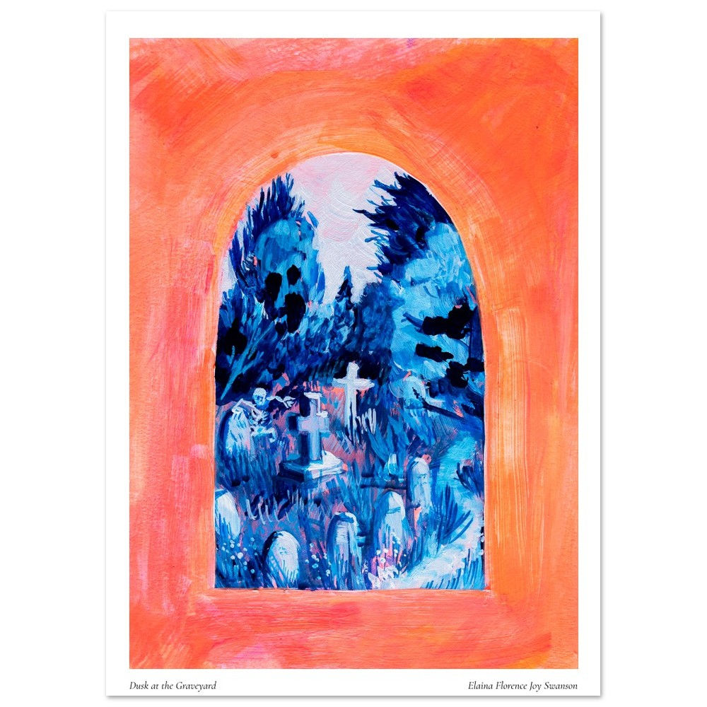 "Dusk at the Graveyard" Wall Art Elaina Florence Joy Swanson