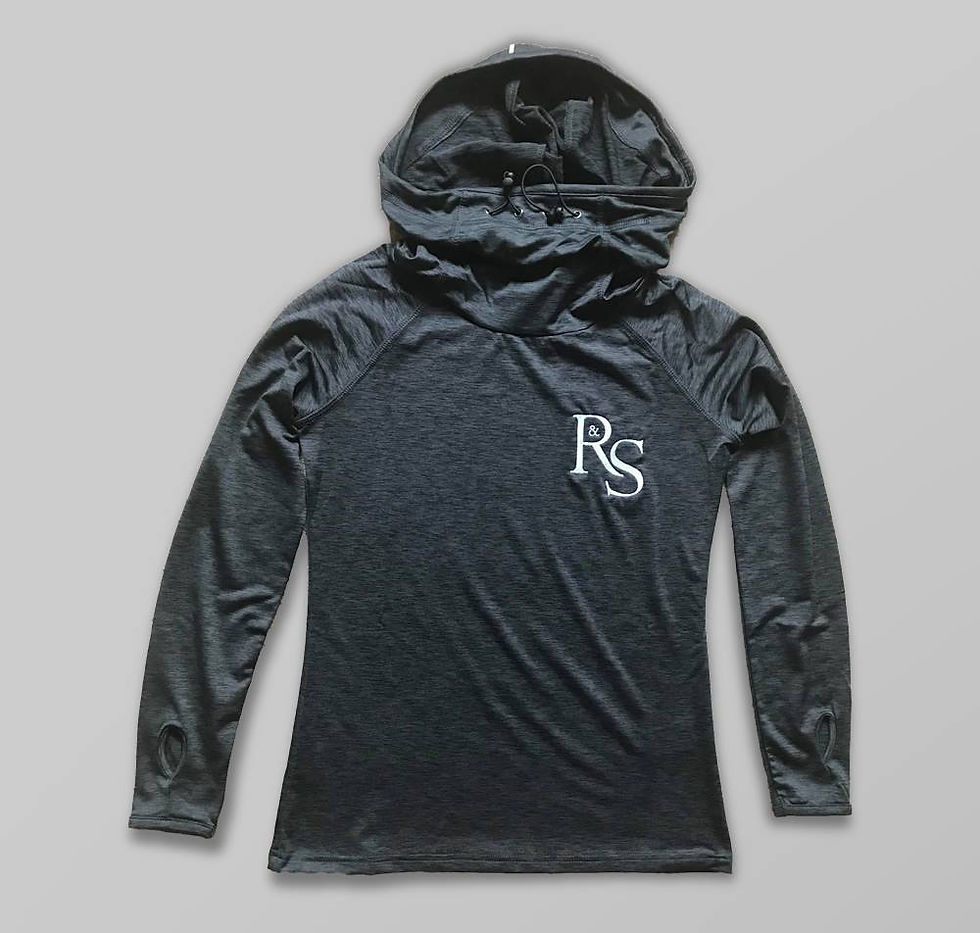 Reps and Sets female running top in black