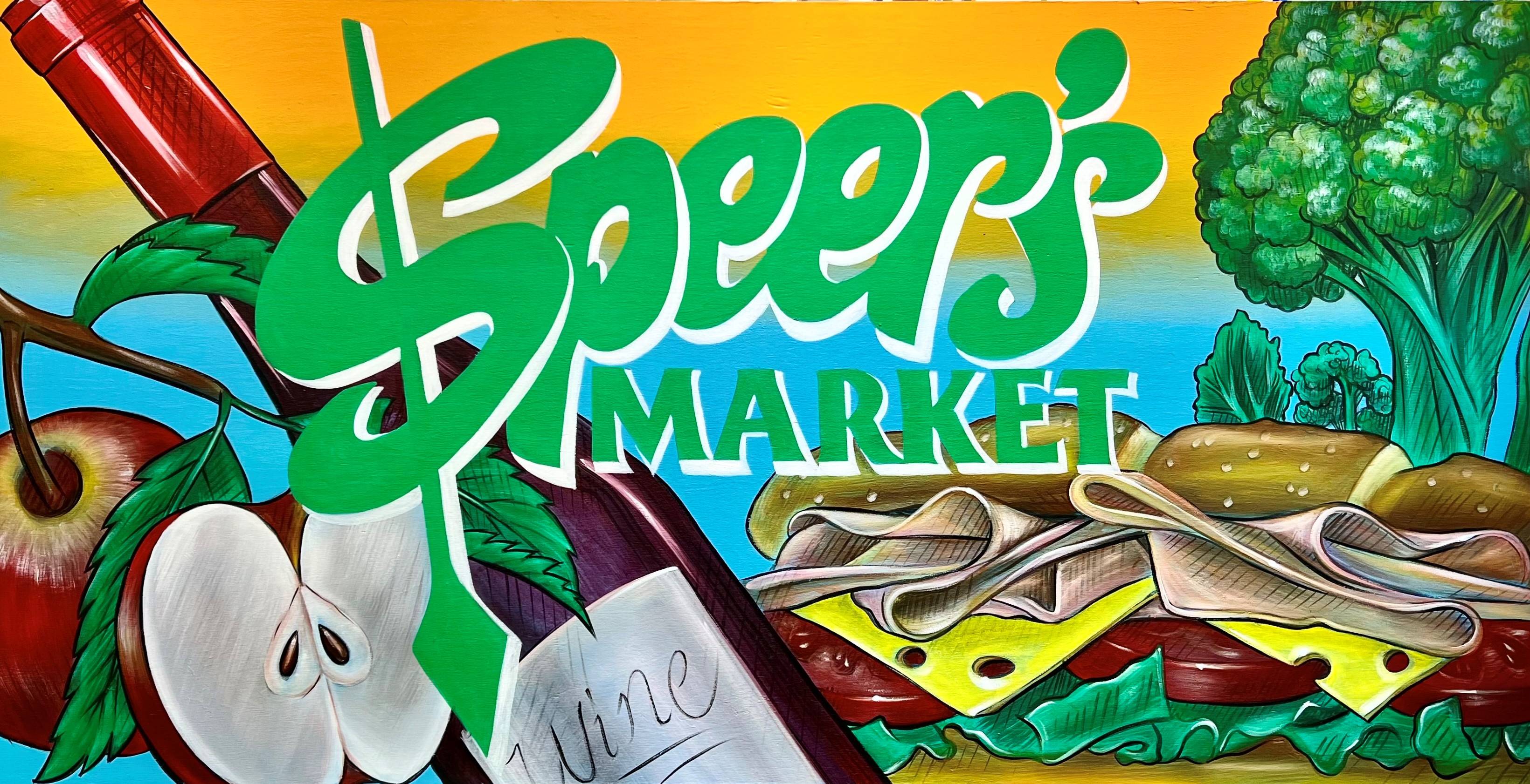 Arranged Food and Objects