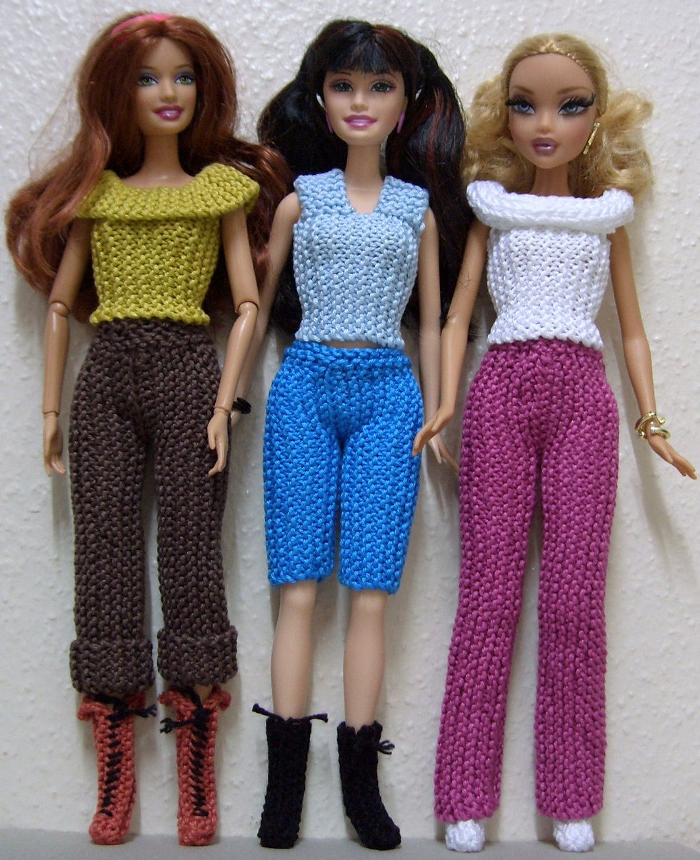 knit4dolls Barbie Mix and Match