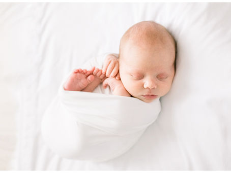 Baby Hayes | Natural Light Studio Newborn Session
