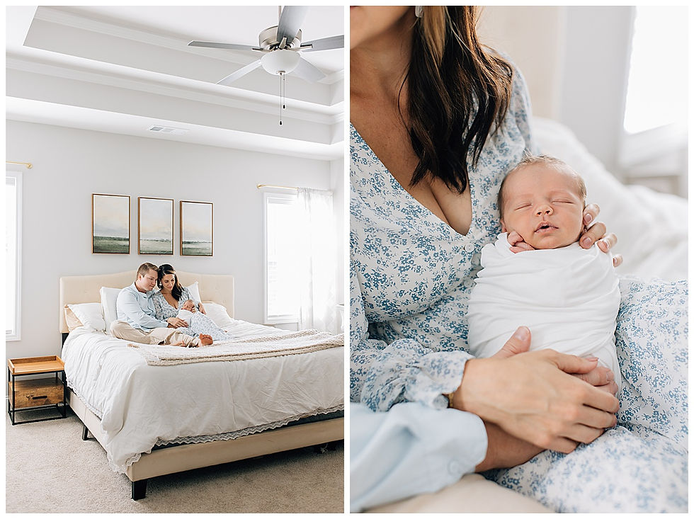 lifestyle newborn session Hello Jude Photography
