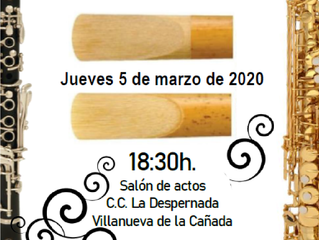 Audición de clarinete y saxofón