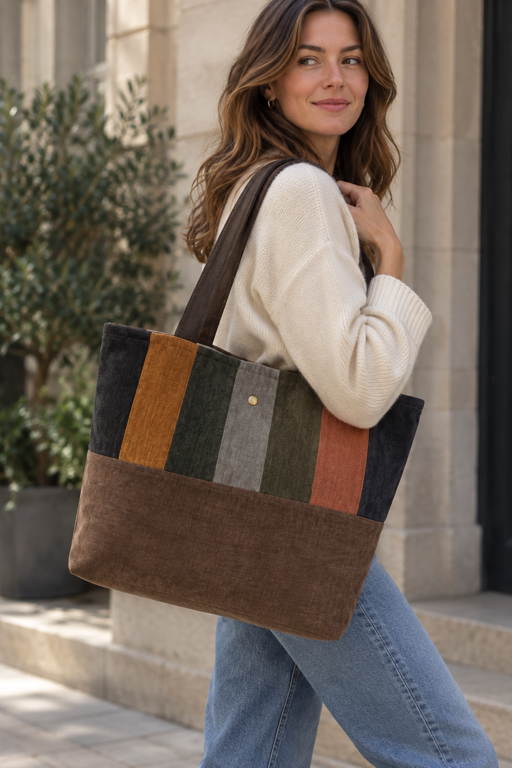 The Patchwork Tote – Amber & Chestnut