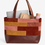 Thumbnail: Patchwork Zip Top Tote Bag - Rust & Rose