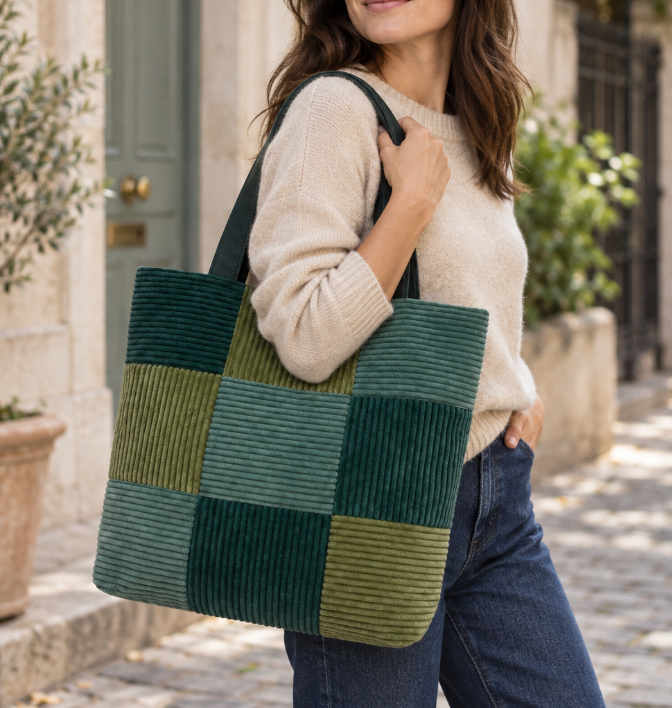 The Patchwork Tote - Fern & Spruce