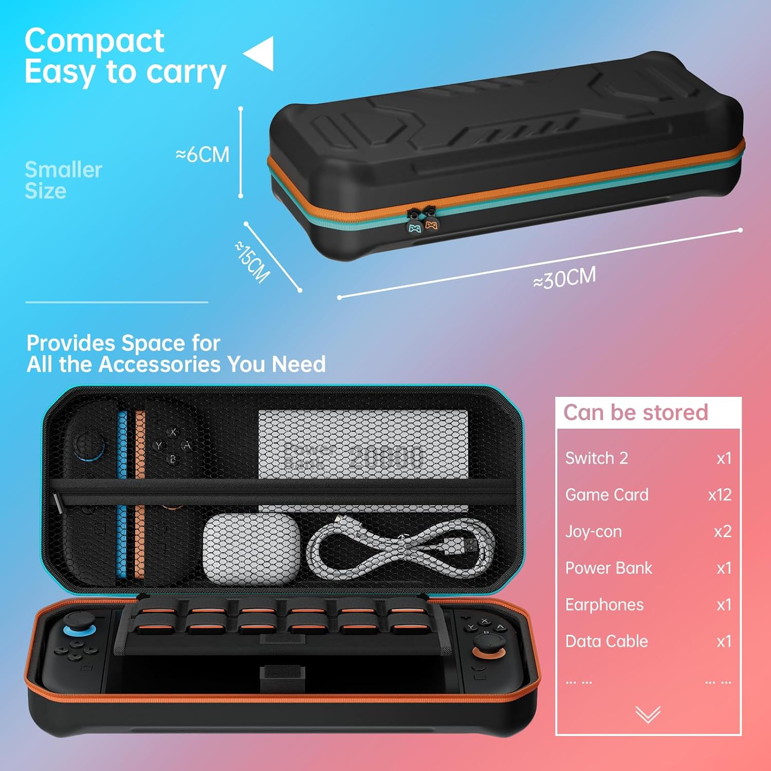 Nintendo Switch 1/2 Carrying Case