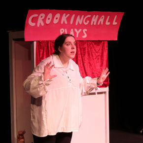 Actor performing on stage