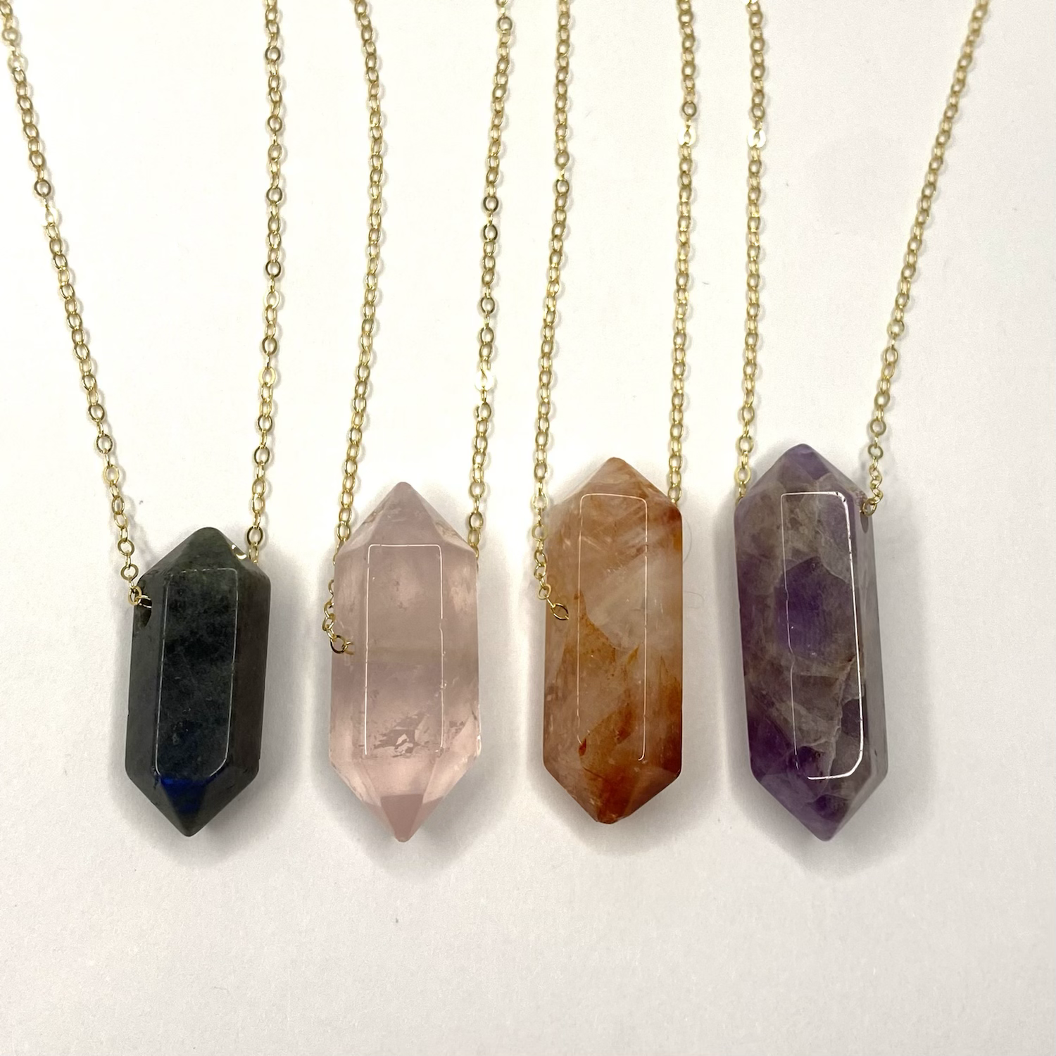 Stone Point Short Necklace