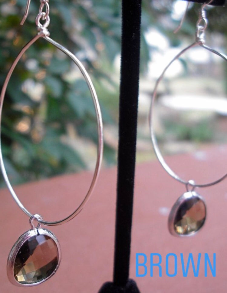Thumbnail: Glass Drop Hoops