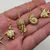 Thumbnail: Beachy Friends Short Gold Necklaces
