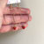 Thumbnail: Enamel Strawberry Hoop Earrings