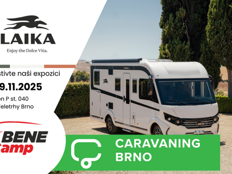 Laika a BENEcamp na Caravaning Brno