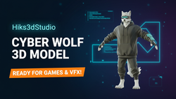 Cyber Wolf Base Mesh (1)