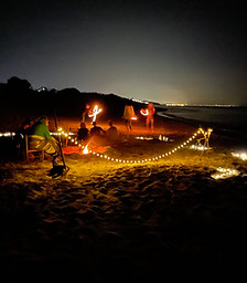 Falò sulla spiaggia