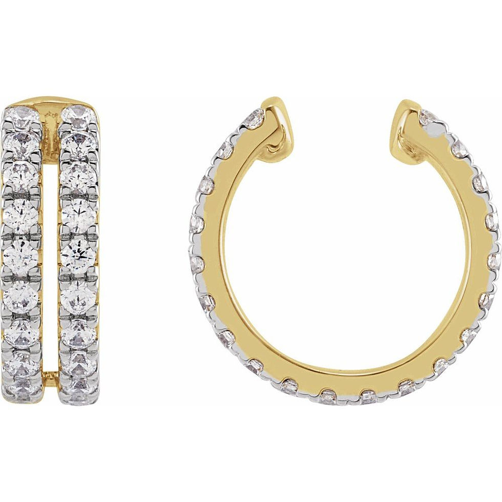 Astraea | 1/2ctw Lab-Grown Diamond Hoop Earring Cuff
