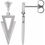 Thumbnail: Geometric Dangle Earrings