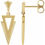 Thumbnail: Geometric Dangle Earrings