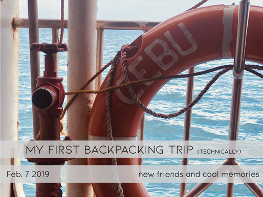 My First Backpacking Trip (technically)